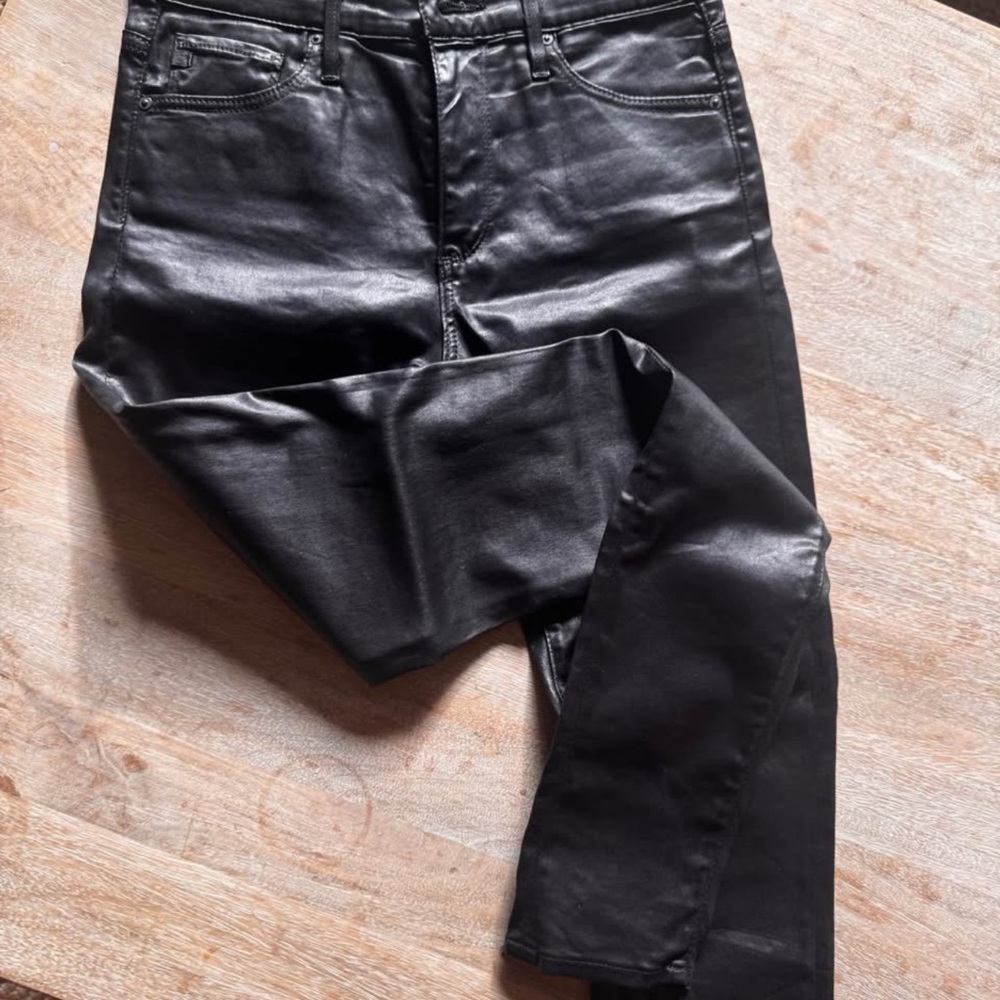 AG Adriano Goldschmied Women's Black High Rise Jeans